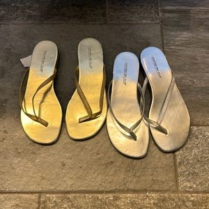 New Montego Bay sandals with sparkly straps.